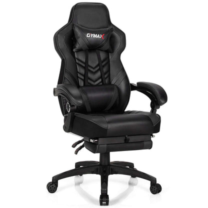 Adjustable Gaming Chair with Footrest