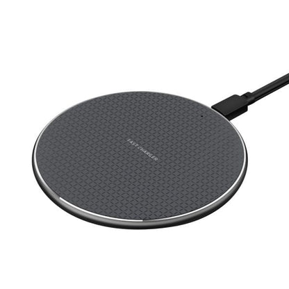 15W Fast Wireless Charger Pad - Qi-Certified for iPhone & Samsung