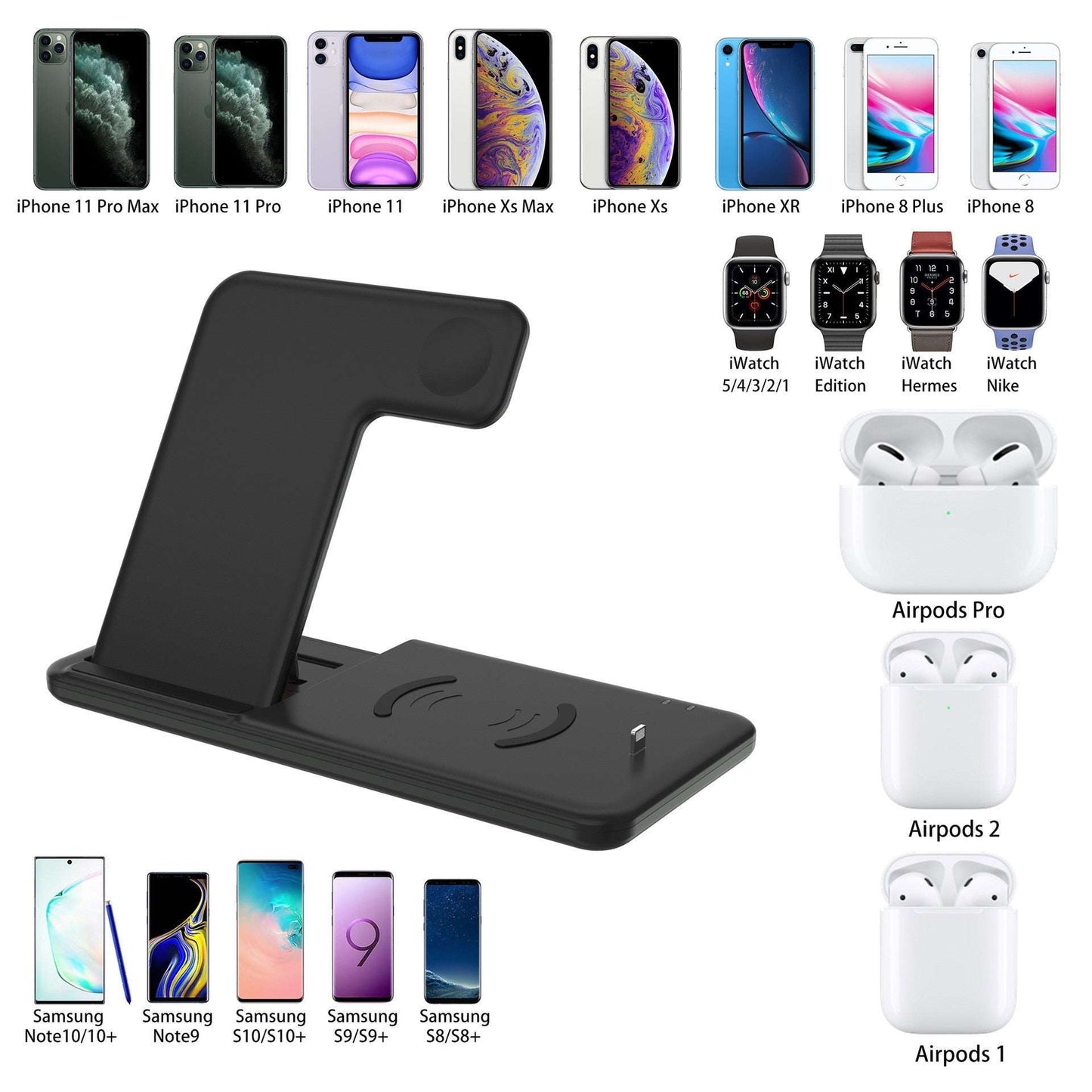 Compatible with Apple, Compatible with Apple , Wireless Charger Stand For iphone
