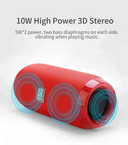 TG117 Bluetooth Speaker - Portable Waterproof TWS Outdoor Speaker