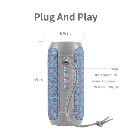 TG117 Bluetooth Speaker - Portable Waterproof TWS Outdoor Speaker