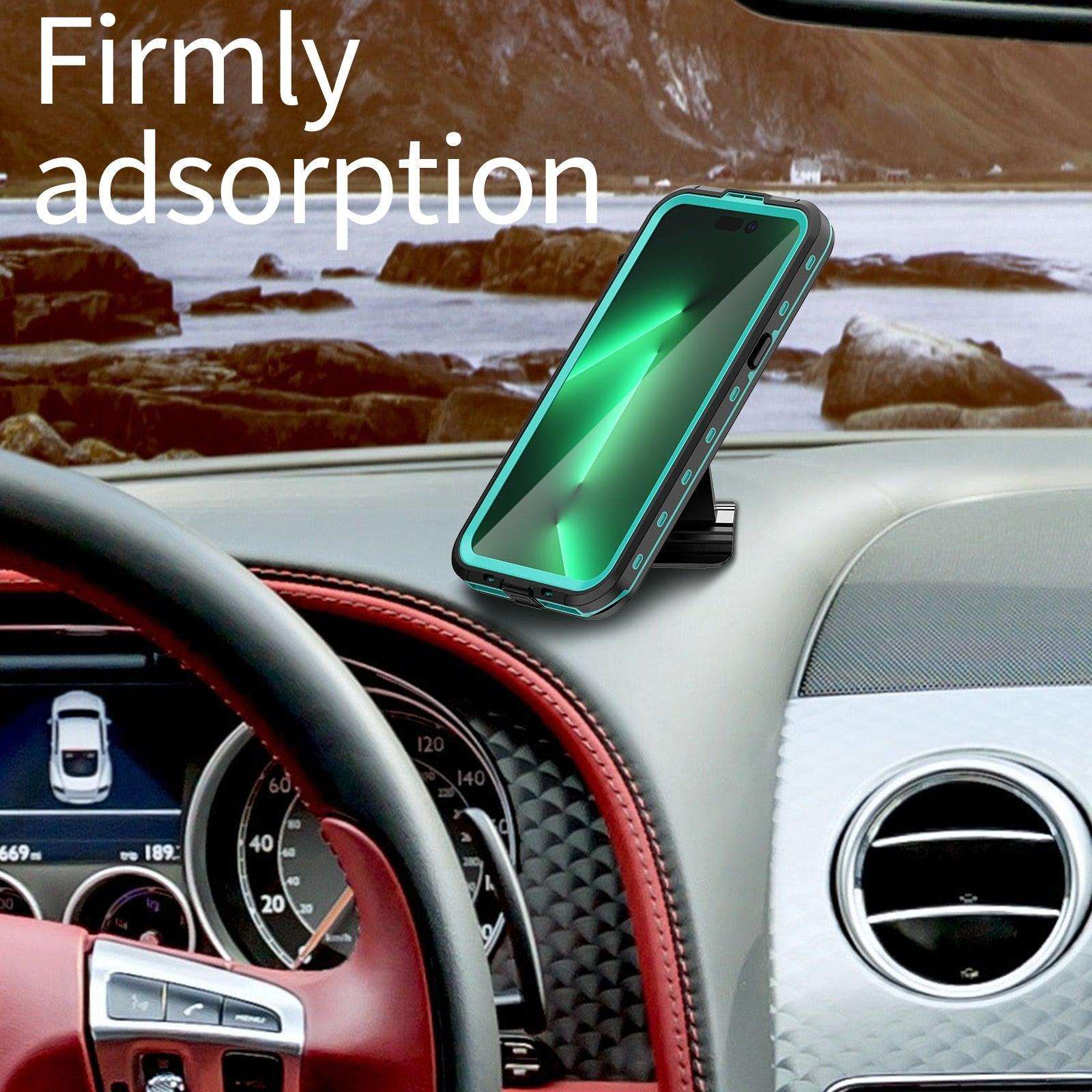 Waterproof Case For iPhone 14 Pro Max 14 Pro iPhone 13 Pro Max Protector Full Body Protective Dustproof Magnetic Phone Case Waterproof 360 Degree All-Round Protection with Built-in Screen Protector Outdoor Transparent  Shockproof Case