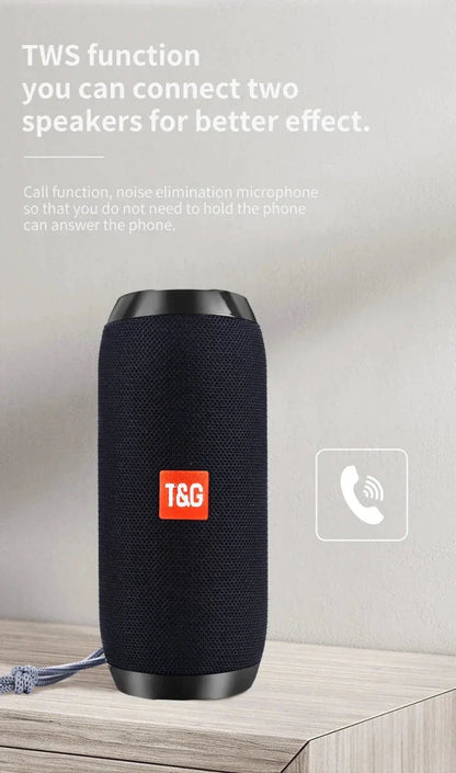 TG117 Bluetooth Speaker - Portable Waterproof TWS Outdoor Speaker