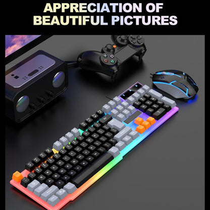 Ultimate 3-in-1 Gaming Bundle: RGB Keyboard, Precision Wired Mouse & Noise Cancelling Headset for Xbox, PS4, PS5 & PC