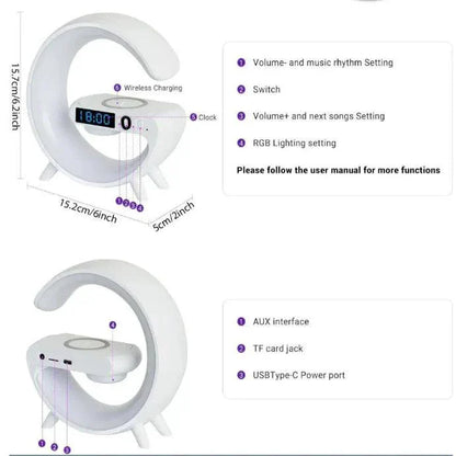VersaLamp 5-in-1 Bluetooth Speaker Night Light