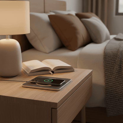 15W Fast Wireless Charger Pad - Qi-Certified for iPhone & Samsung